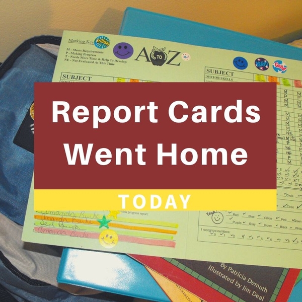 Report Cards Come Home