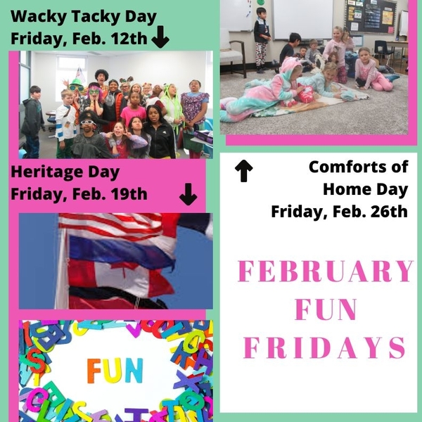 February Fun Fridays - Wacky Tacky Day