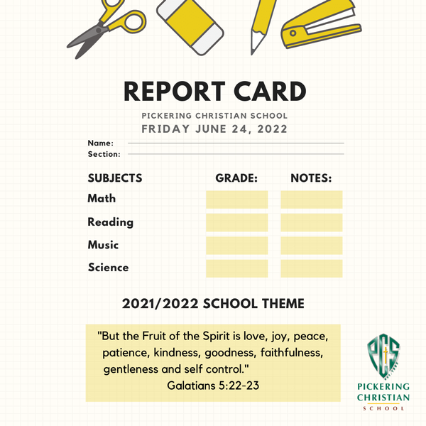 Report Cards Come Home